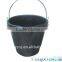 18qt construction rubber bucket,strong rubber pail with lip,cubo de goma