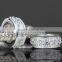 Wholesale europan sterling silver CZ stone space beads
