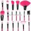 New 18pcs Fashion Professional Soft Cosmetic Tool Make up Brush Set Kit With Pouch AM000191