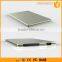 Portable stainless steel slim power bank 2400mah for mobile phone x tigi