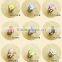 New useful cubic zirconia rough gemstone earrings