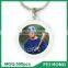 Wholesale bulk metal two sided soccer baseball personalized keychain