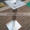 RESTAURANT MODERN STAINLESS STEEL SQUARE BASE