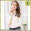 Malaysia Dull-Red Flannel Office Flock Blouse                        
                                                Quality Choice