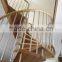 stainless steel timber spiral staircase