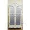 French Provincial Antique Style Armoire With Two Mirrors
