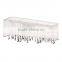 Decorative hotel crystal fabric wall lamps for bathroom