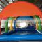 Qihong high quality cheap inflatable air cabin tent, inflatable dome pool with tent made in China