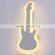 Cool White 10W LED Wall Lamps Guitar Shaped LED Wall Mount Reading Lamp