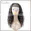 two tones ombre color wig fashional heat resistant kinky curly lace front wig