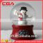 Christmas crafts crystal glass ball 2016 popular design wholesele water ball