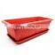 plastic flower square plant pot mould