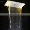 380*700mm stainless steel rain water column waterfall shower head led bathroom shower