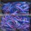 Wholesale 1/2 Inch Tricolors Stripe Colors Layer School Wristband Bracelet Bangle