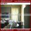 Elegance Restaurant Furniture White Leather Club Chair And Table Set