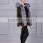 Italy Design Fox Fur Collar Coat And Faux Fur Lining Parka Woman & Man