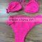 Handmade 100% cotton bikini top,handmade bikini costume.handmade bikini swimwear