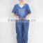 Hospital Use Heavy Duty Dark Blue Doctor Scrub Suit, Patient Suit, Nurse Suit