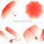 wholesale color changing 3 folded umbrella