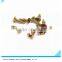 Pozidriv bugle head Brass plated Self drilling screws