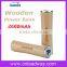 Custom wooden portable mobile power bank 2600mAh in cylindrical shape