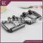 Guangzhou newest design double pins belt buckle,zinc alloy belt buckle for bags