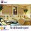 Eco-friendly 3d effect wood decorative wall panel prefabricated wall panels