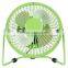 360 degree rotating usb cooling table metal electric home office laptop portable desk mini fan 4"