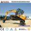 earthmoving machines price of excavator 8ton wheel excavator
