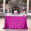 125*125CM Gold Wedding Sequin Table Cloth