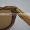 2015 OEM Zebra Wood Factory Price Custom Wooden Frames Sunglasses Handmad Wood Sunglasses Polarzied Lense