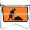 TTS Galvanized Temporary Swing Traffic Sign