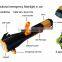 Emergency Disaster Survival Kit Auto Escape Hammer with LED Flashlight