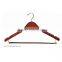 Natural Wooden Tops Hospitality Clothes Hangers with Locked bar