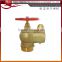 Brass oblique landing valve fire hydrant