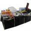 600D polyester fabric Trunk Organizer with cooler bag