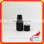 Black essential oil bottle with 5ml glass dropper bottle for cosmetic oil bottle