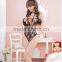 LG1096 cheap tight black mature women babydoll cupless babydoll lingerie