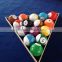 16-balls set packing Soccer-Billiards balls for foot pool, Soccer Billiards, soccer snooker,Snooker Soccer