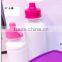 Gril used pink environmental friendly plastic water bottle