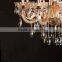 Gold Transparent Crystal Decoration Pendent Lamps