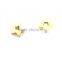 18K Gold Plated Tiny Star Charm Connectors for Rope Bracelets