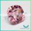 Free Sample Gemstone Processing Wholesale 8x8mm Square Cushion Cut Pink Synthetic Cubic Zirconia