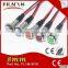 metal red green 8mm dia universal voltage 120/240 VAC LED light indicators