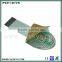 Three buttons horn metal dome membrane keypad with 2.54mm connector