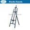 in stock 1.45m brown pine wood painting display easel wholesale