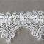 6 1/2cm polyester embroidery lace trim white lace trim decorative lace trim for wedding dress