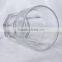 transparent plastic octagonal drinking glass