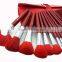 21pcs Sable Hair Makeup Brush Kit High End Womens Makeup Brush