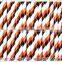 Drinking Paper Straws With Christmas Candy Cane Design For Christmas Party Favors